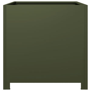 Ζαρντινιέρα Κήπου Λαδί 50x50x50 εκ. από Ατσάλι