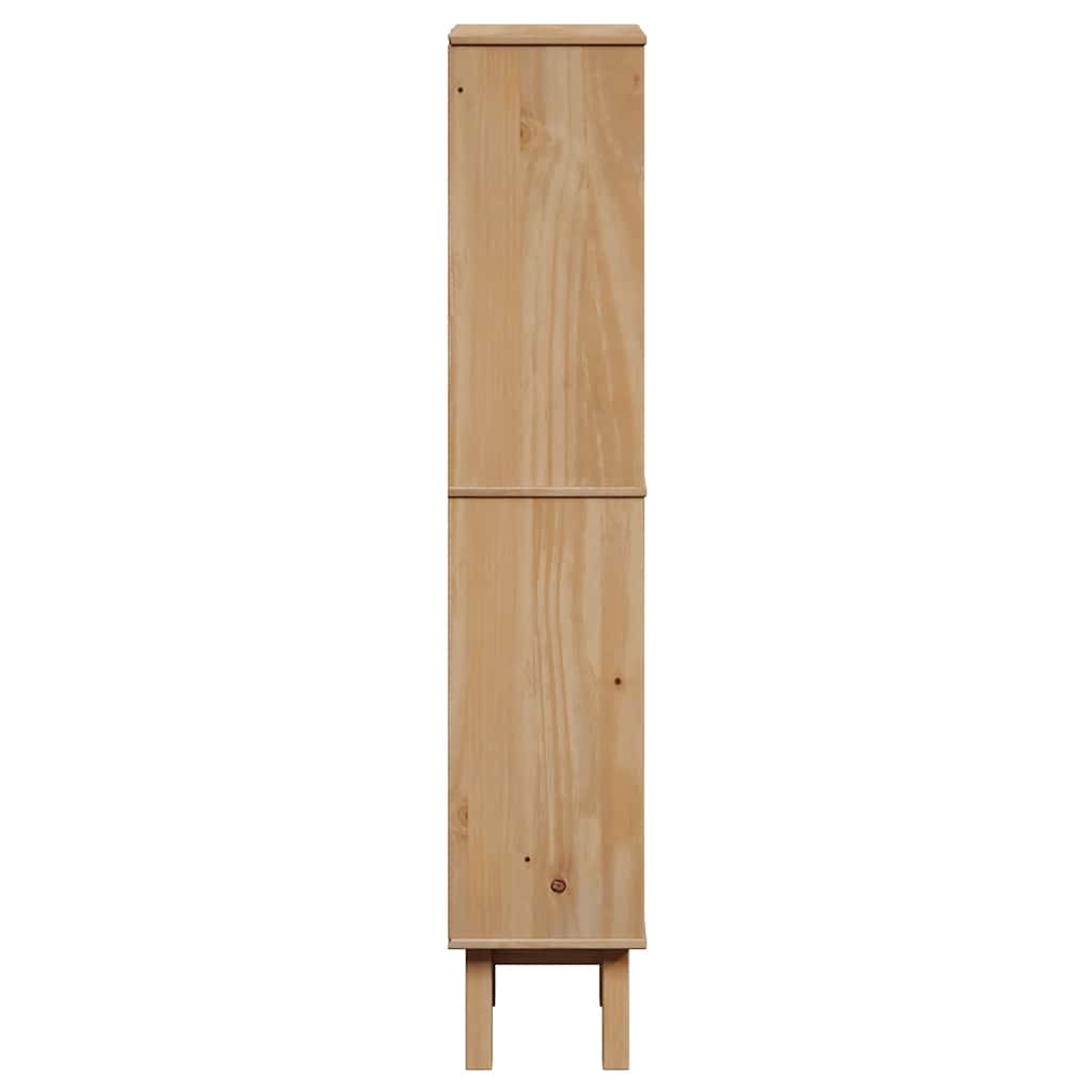 Ντουλάπι Μπάνιου OTTA 35x30x159 εκ. Μασίφ Ξύλο Πεύκου - Pakobazaar
