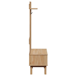 Έπιπλο χωλ OTTA 50x40x160 εκ. Μασίφ Ξύλο Πεύκου - Pakobazaar