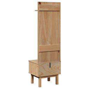 Έπιπλο χωλ OTTA 50x40x160 εκ. Μασίφ Ξύλο Πεύκου - Pakobazaar