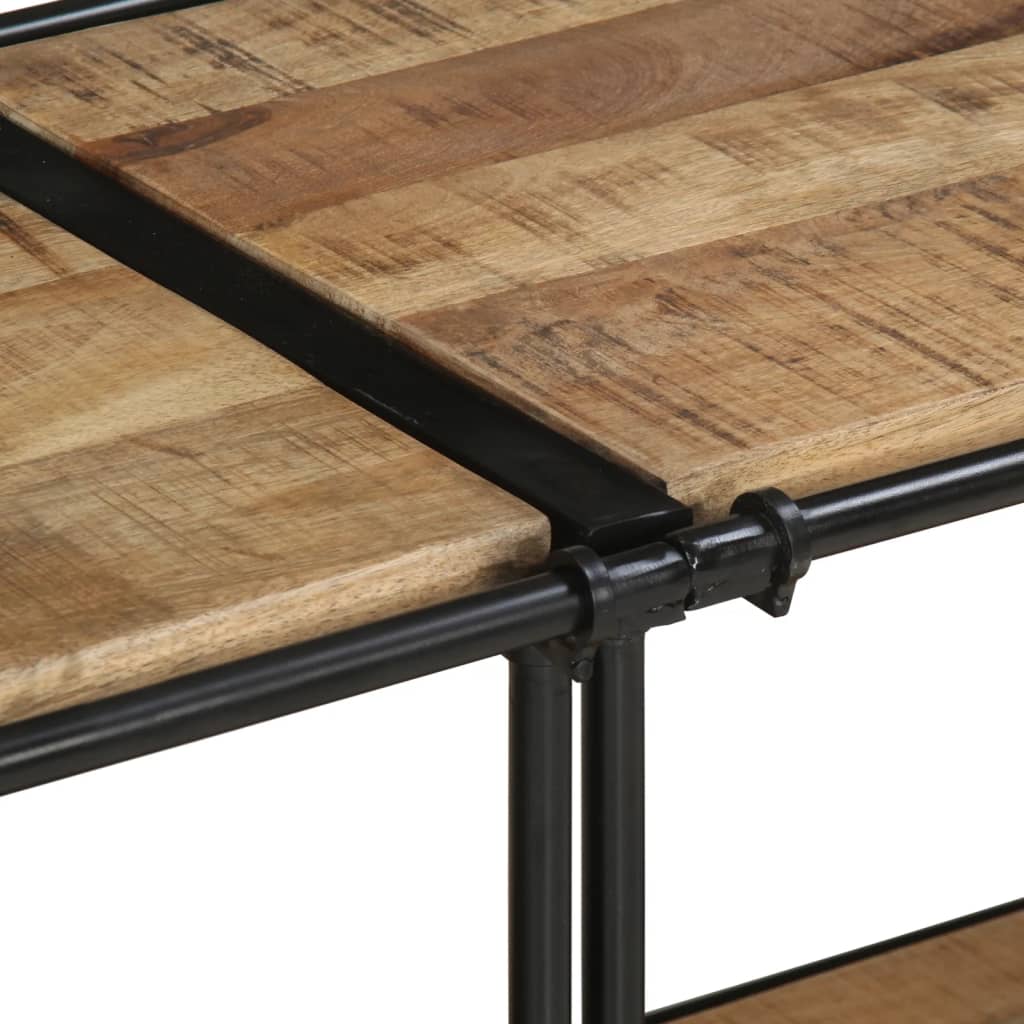 Έπιπλο Τηλεόρασης 160x42x40 εκ. Μασίφ Ακατέργ. Ξύλο Μάνγκο