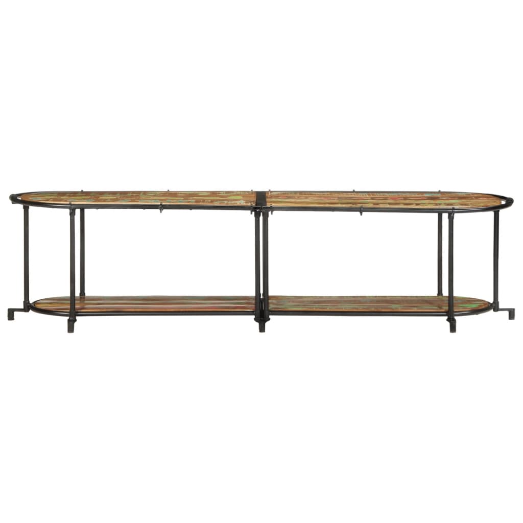 ντουλάπι τηλεόρασης  160x42x40 cm από μασίφ ξύλο αναγεννημένο