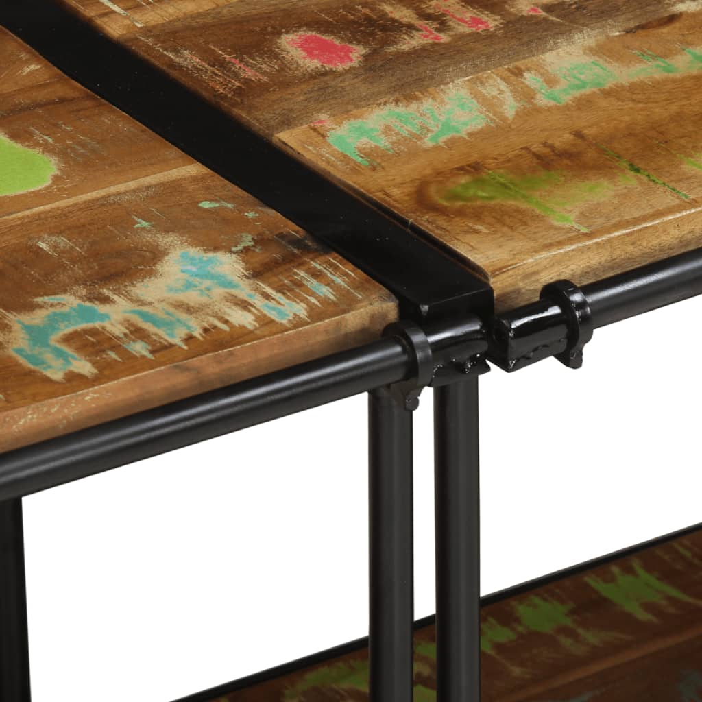 ντουλάπι τηλεόρασης  160x42x40 cm από μασίφ ξύλο αναγεννημένο