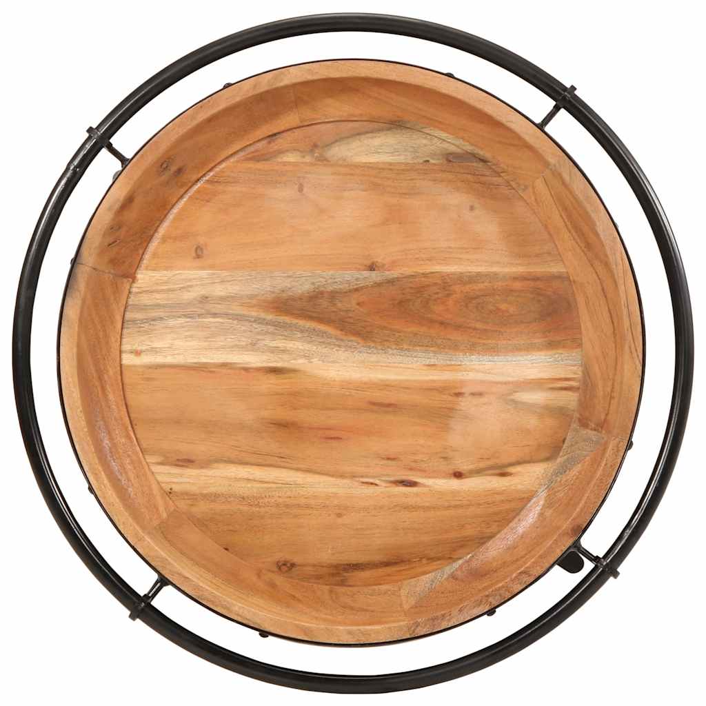 Τραπεζάκι Ø55x60 cm μασίφ ξύλο ακακία - Pakobazaar