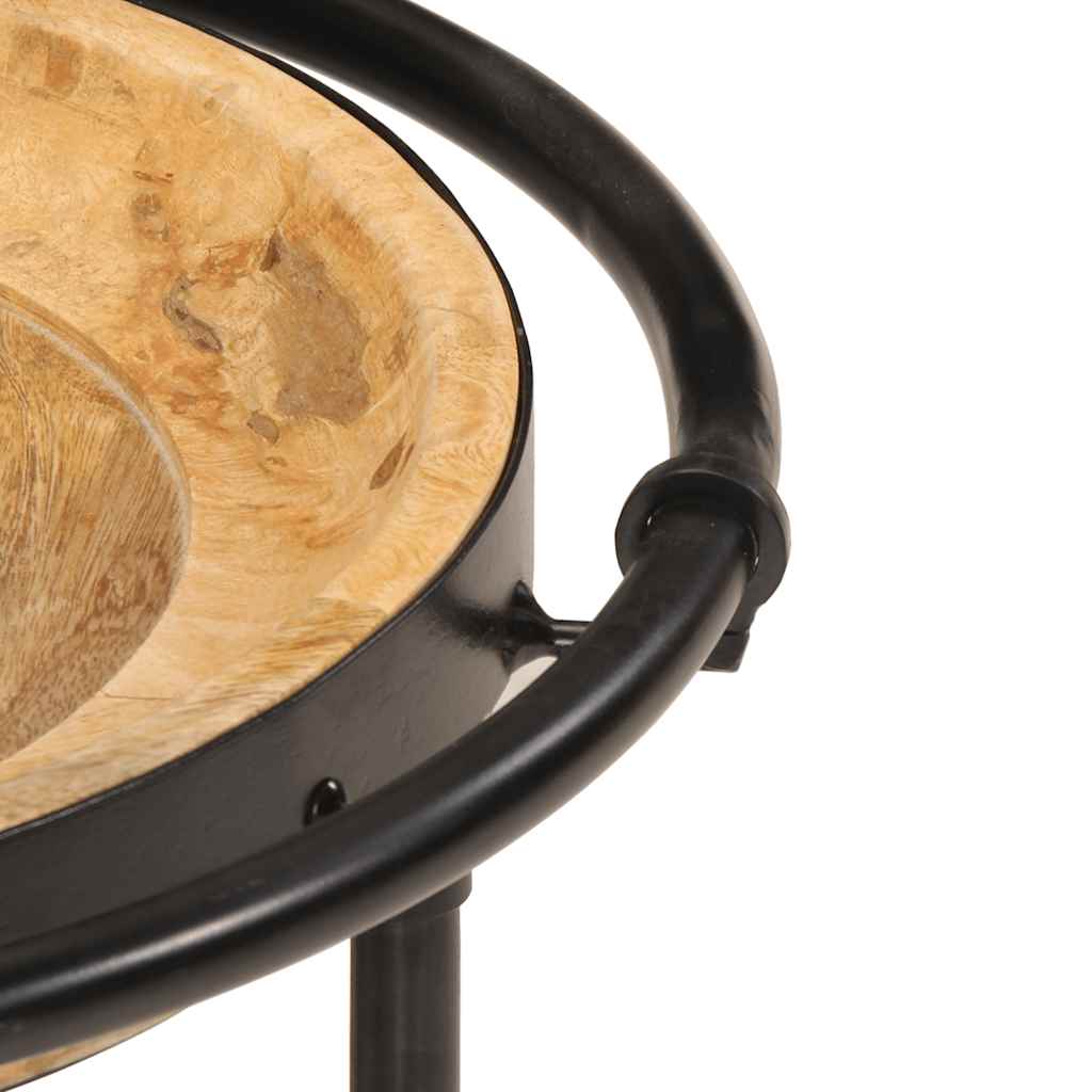 σετ τραπεζιών 2 τεμαχίων από μασίφ ξύλο Mango - Pakobazaar