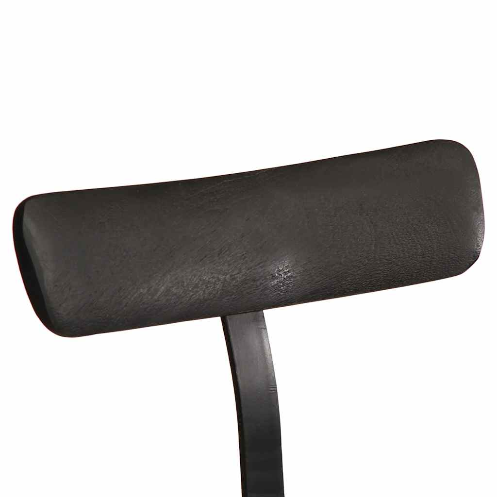 Bar Stools 2 τεμάχια Μαύρο 49x43x103 cm Στερεό ξύλο Mango - Pakobazaar