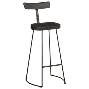 Bar Stools 2 τεμάχια Μαύρο 49x43x103 cm Στερεό ξύλο Mango - Pakobazaar