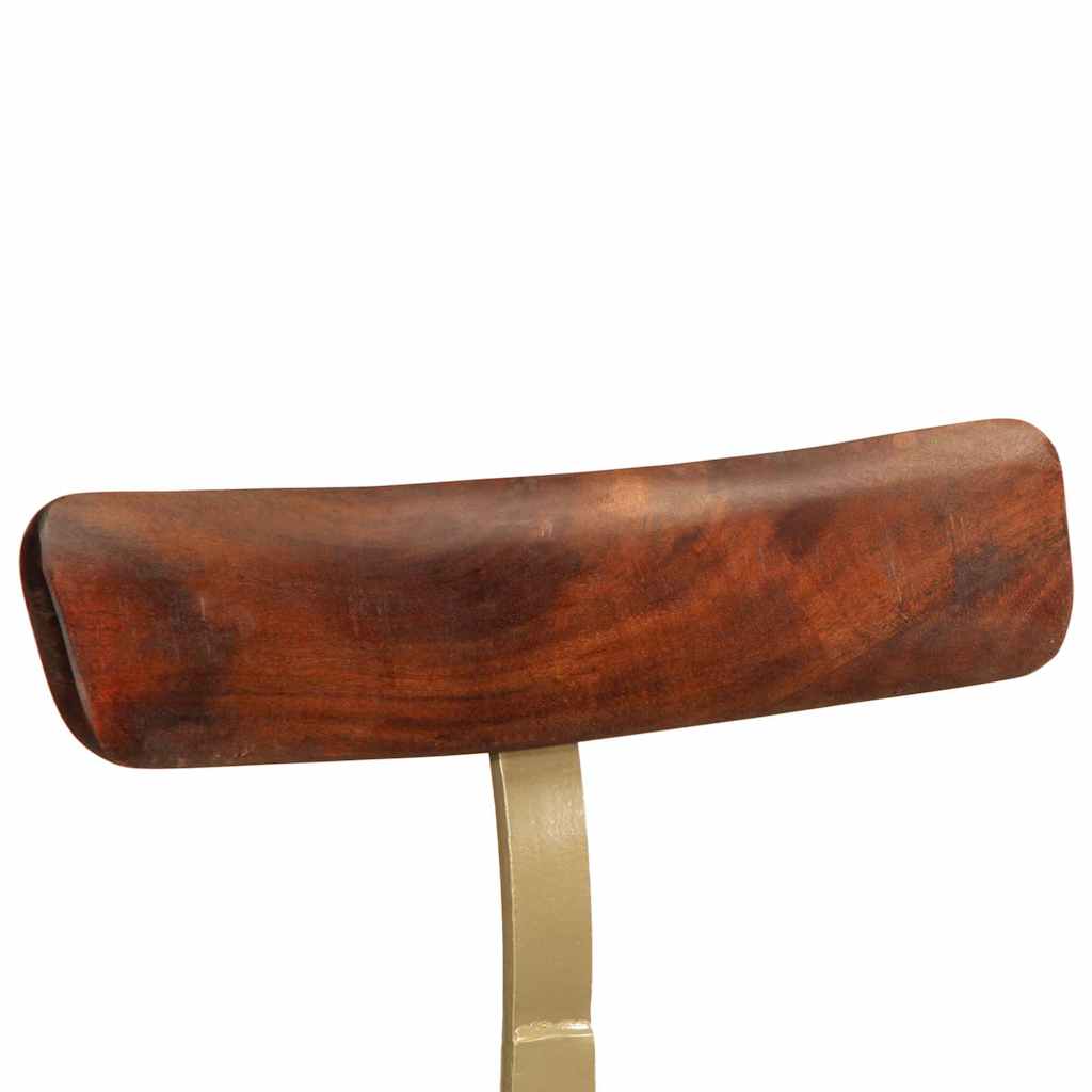 Σκαμπό Μπαρ 2 τεμ. 49x43x79 εκ. από Μασίφ Ξύλο Μάνγκο - Pakobazaar