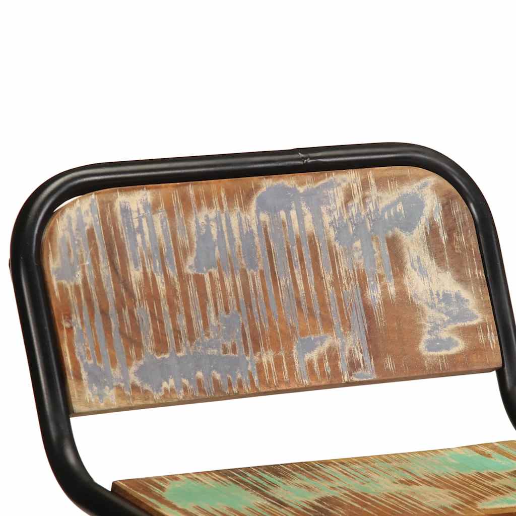 Σκαμπό Μπαρ 4 τεμ. 46x35,5x70 εκ. Μασίφ Ανακυκλωμένο Ξύλο - Pakobazaar