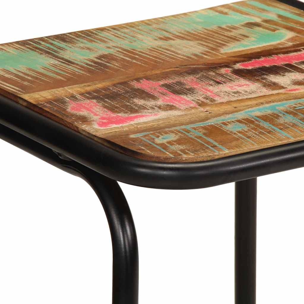 Σκαμπό Μπαρ 4 τεμ. 46x35,5x70 εκ. Μασίφ Ανακυκλωμένο Ξύλο - Pakobazaar