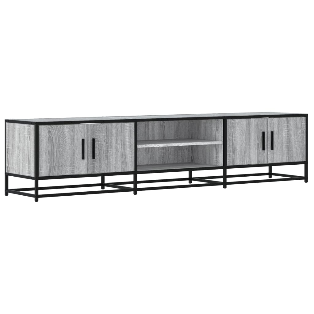 Έπιπλο Τηλεόρασης Γκρι Sonoma 180x35x41 εκ. από Επεξεργ. Ξύλο
