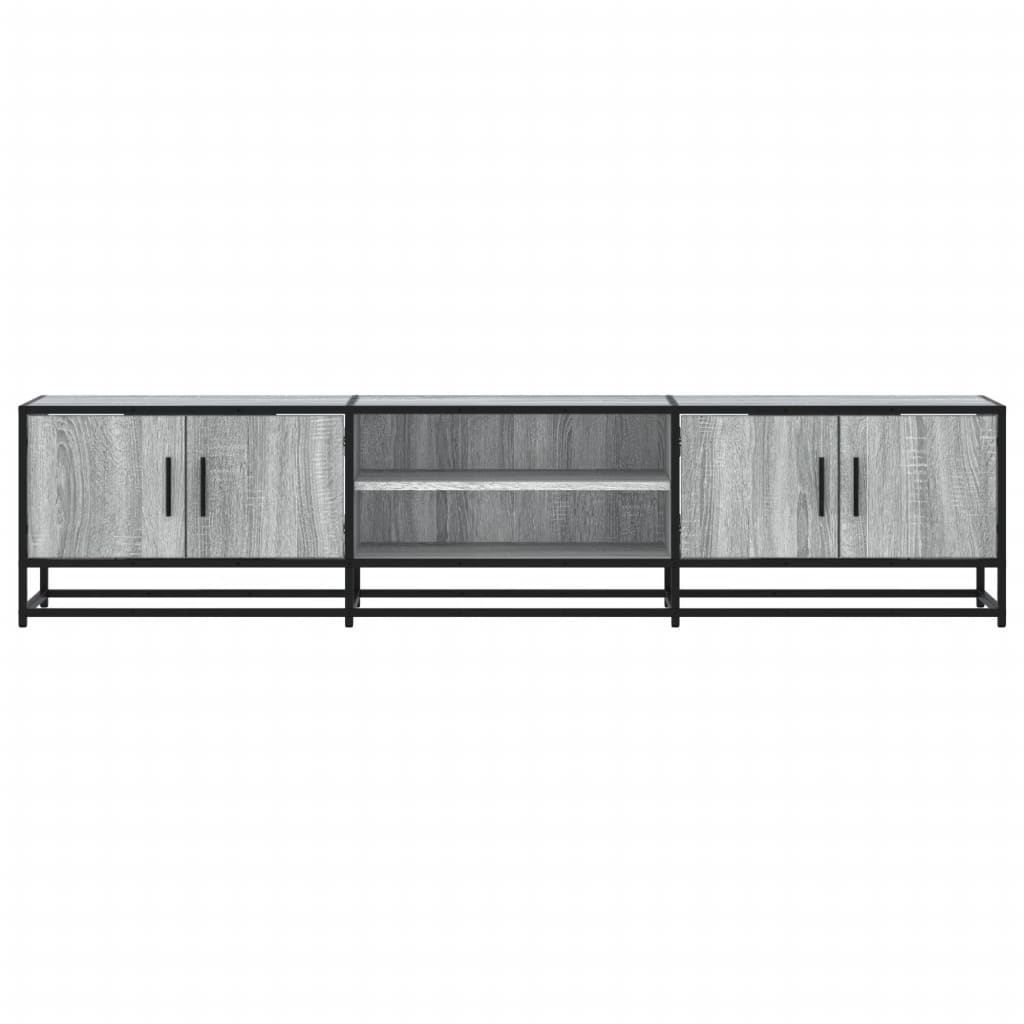 Έπιπλο Τηλεόρασης Γκρι Sonoma 180x35x41 εκ. από Επεξεργ. Ξύλο
