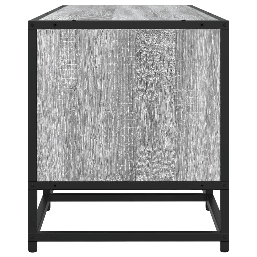 Έπιπλο Τηλεόρασης Γκρι Sonoma 180x35x41 εκ. από Επεξεργ. Ξύλο
