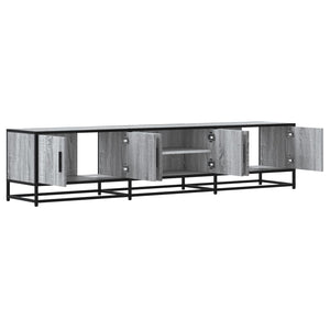 Έπιπλο Τηλεόρασης Γκρι Sonoma 180x35x41 εκ. από Επεξεργ. Ξύλο