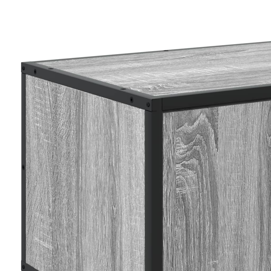 Έπιπλο Τηλεόρασης Γκρι Sonoma 180x35x41 εκ. από Επεξεργ. Ξύλο