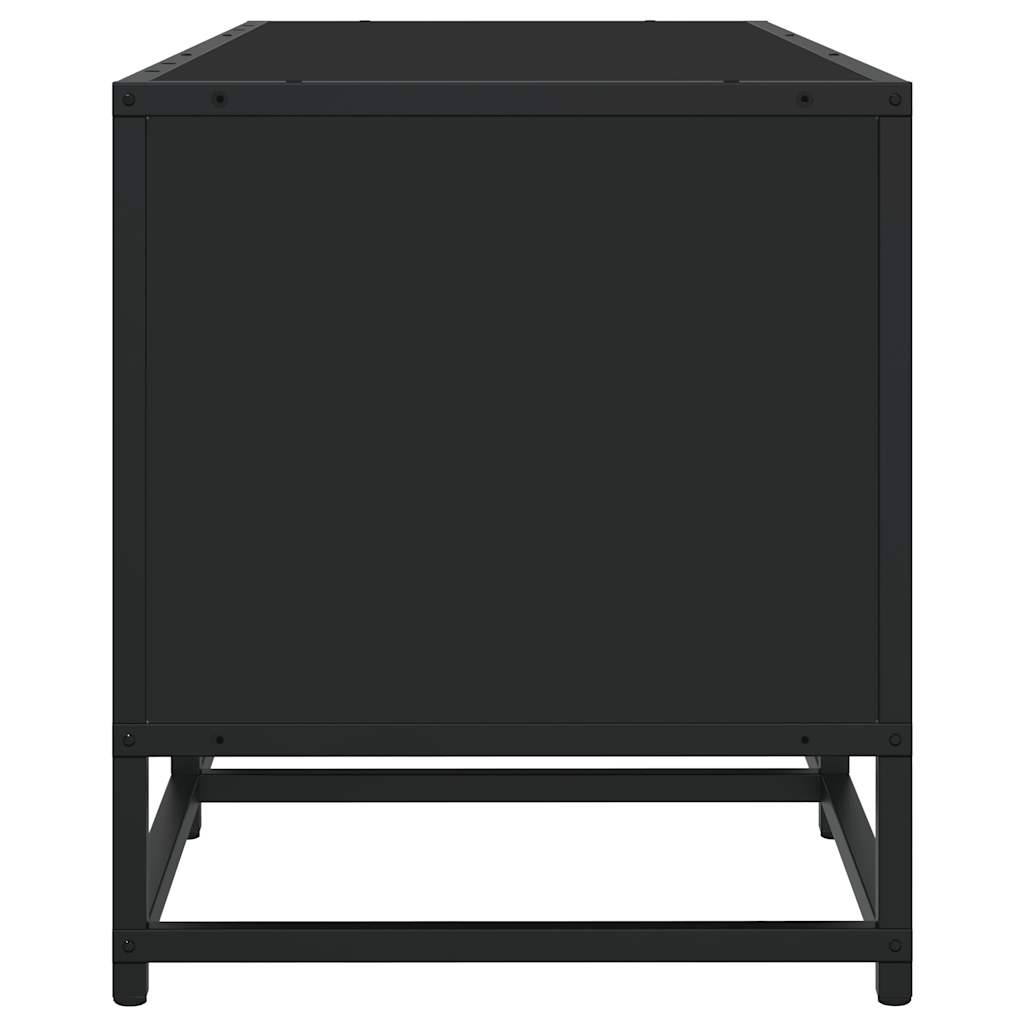 Έπιπλο Τηλεόρασης Μαύρο 210x35x41 εκ. Επεξεργασμένο Ξύλο
