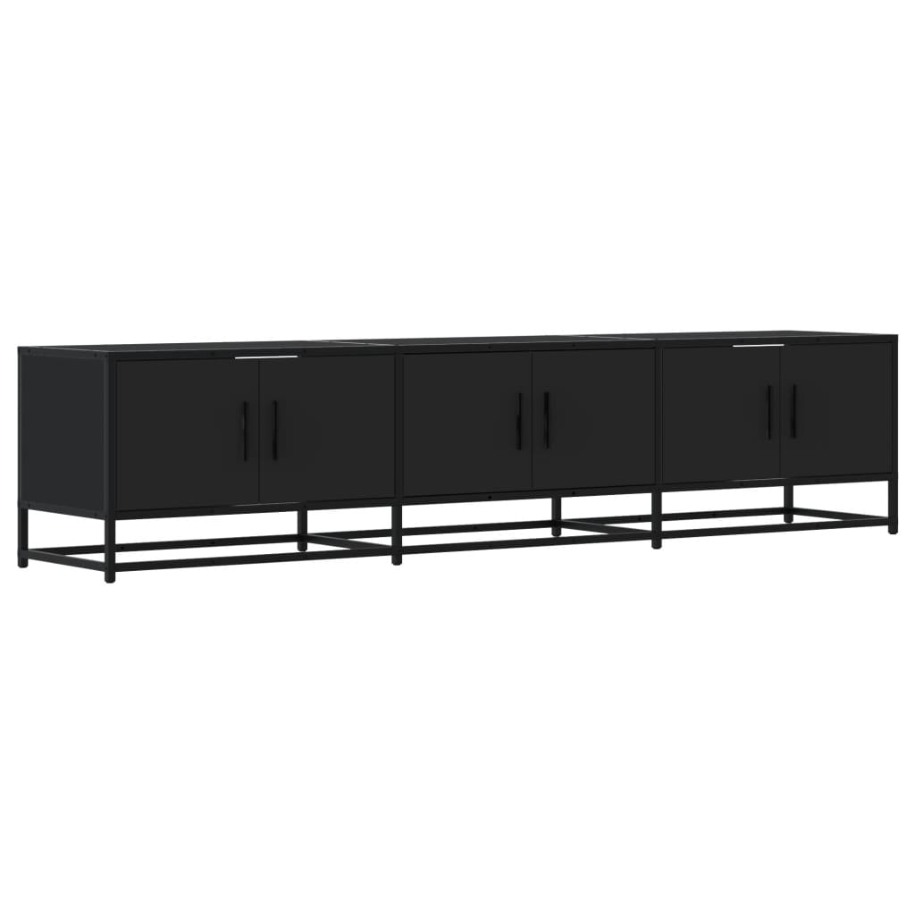 Έπιπλο Τηλεόρασης Μαύρο 180x35x41 εκ. Επεξεργασμένο Ξύλο