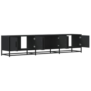 Έπιπλο Τηλεόρασης Μαύρο 180x35x41 εκ. Επεξεργασμένο Ξύλο