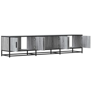 Έπιπλο Τηλεόρασης Γκρι Sonoma 180x35x41 εκ. από Επεξεργ. Ξύλο