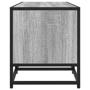 Έπιπλο Τηλεόρασης Γκρι Sonoma 210x35x41 εκ. από Επεξεργ. Ξύλο
