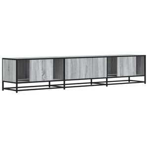 Έπιπλο Τηλεόρασης Γκρι Sonoma 210x35x41 εκ. από Επεξεργ. Ξύλο