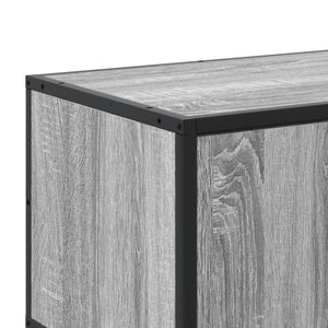 Έπιπλο Τηλεόρασης Γκρι Sonoma 210x35x41 εκ. από Επεξεργ. Ξύλο