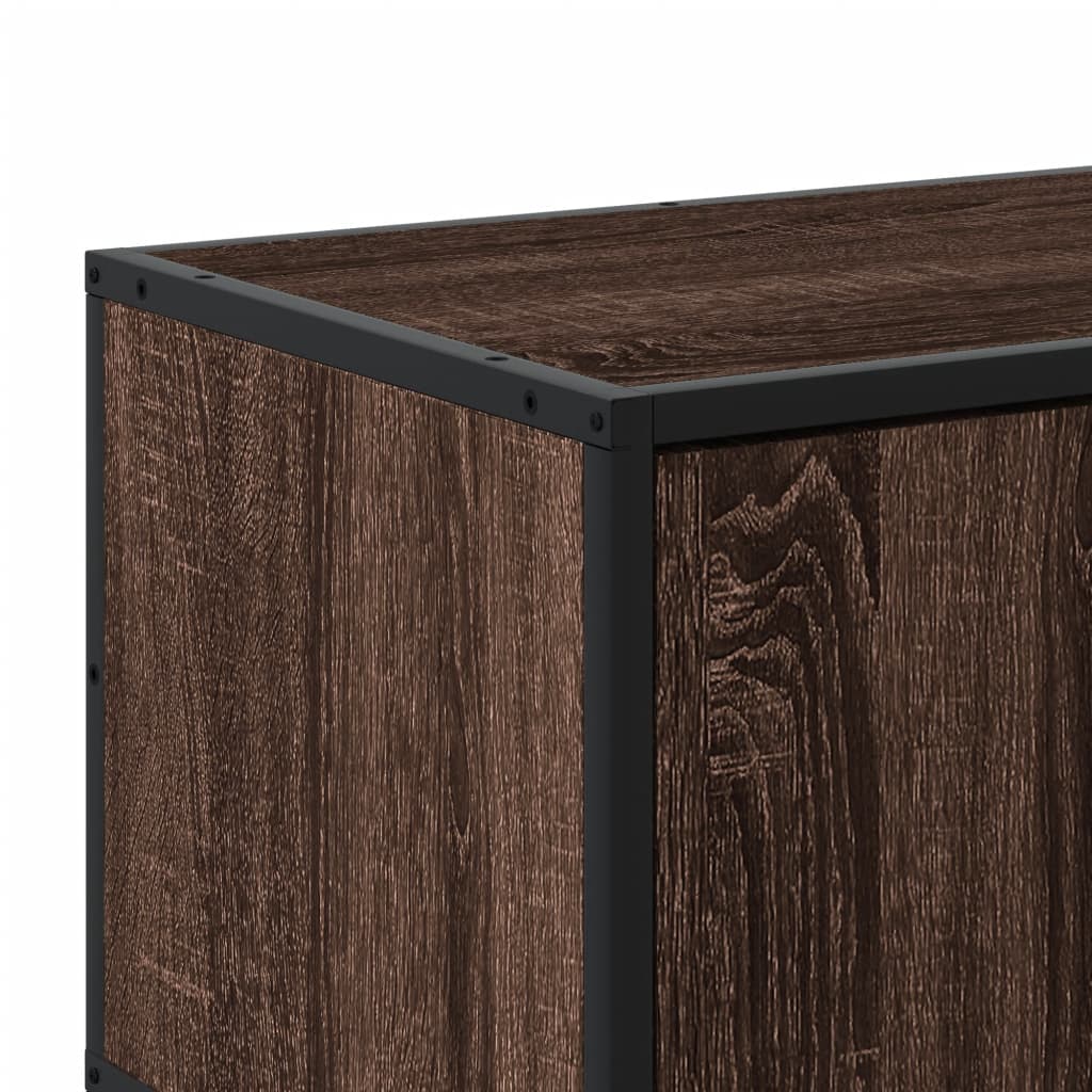 Έπιπλο Τηλεόρασης Καφέ Δρυς 210x35x41 εκ. Επεξεργασμένο Ξύλο