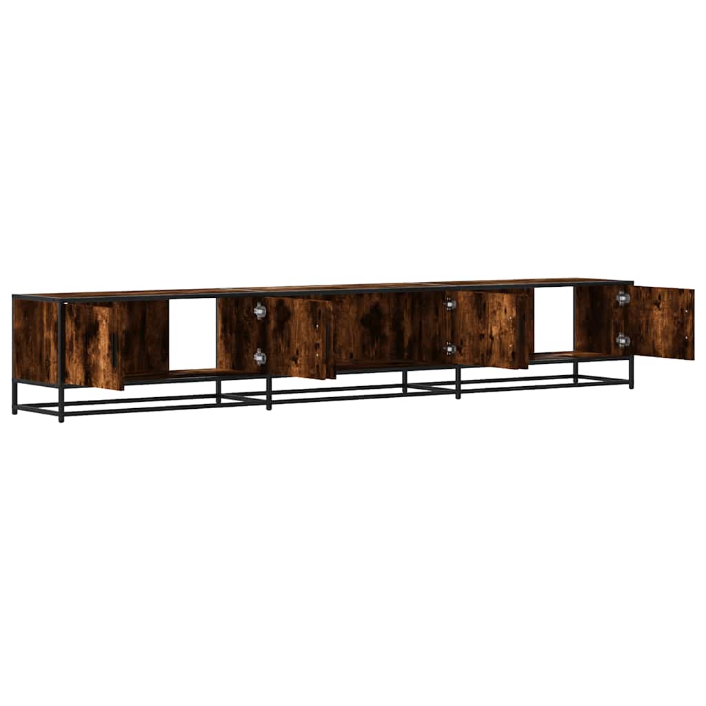 Έπιπλο Τηλεόρασης Καπνιστή Δρυς 240x35x41 εκ. Επεξ. Ξύλο - Pakobazaar