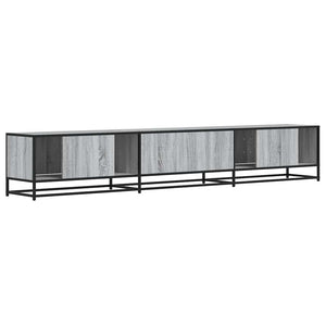 Έπιπλο Τηλεόρασης Γκρι Sonoma 240x35x41 εκ. από Επεξεργ. Ξύλο