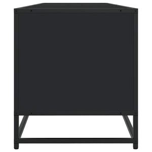 ντουλάπι τηλεόρασης  Μαύρο 180,5x40x46 cm Ξύλινη κατασκευή