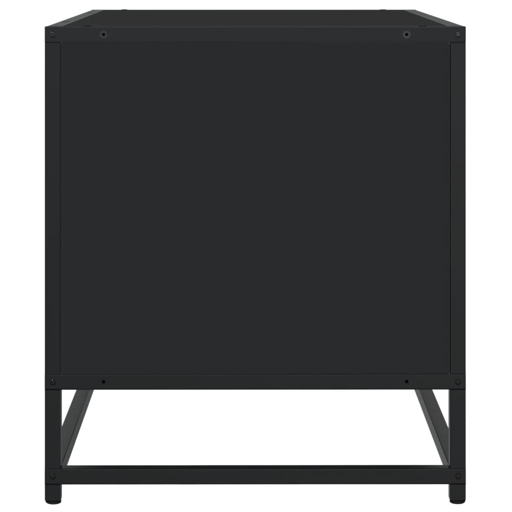 Έπιπλο Τηλεόρασης Μαύρο 180x40x46 εκ. από Επεξεργασμένο Ξύλο