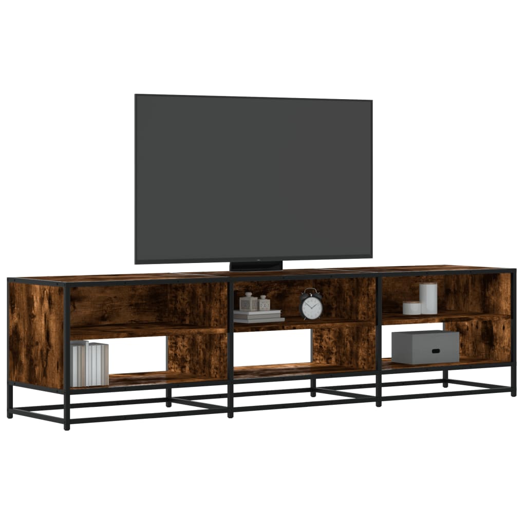 Έπιπλο Τηλεόρασης Καπνιστή Δρυς 180x40x46 εκ. Επεξ. Ξύλο
