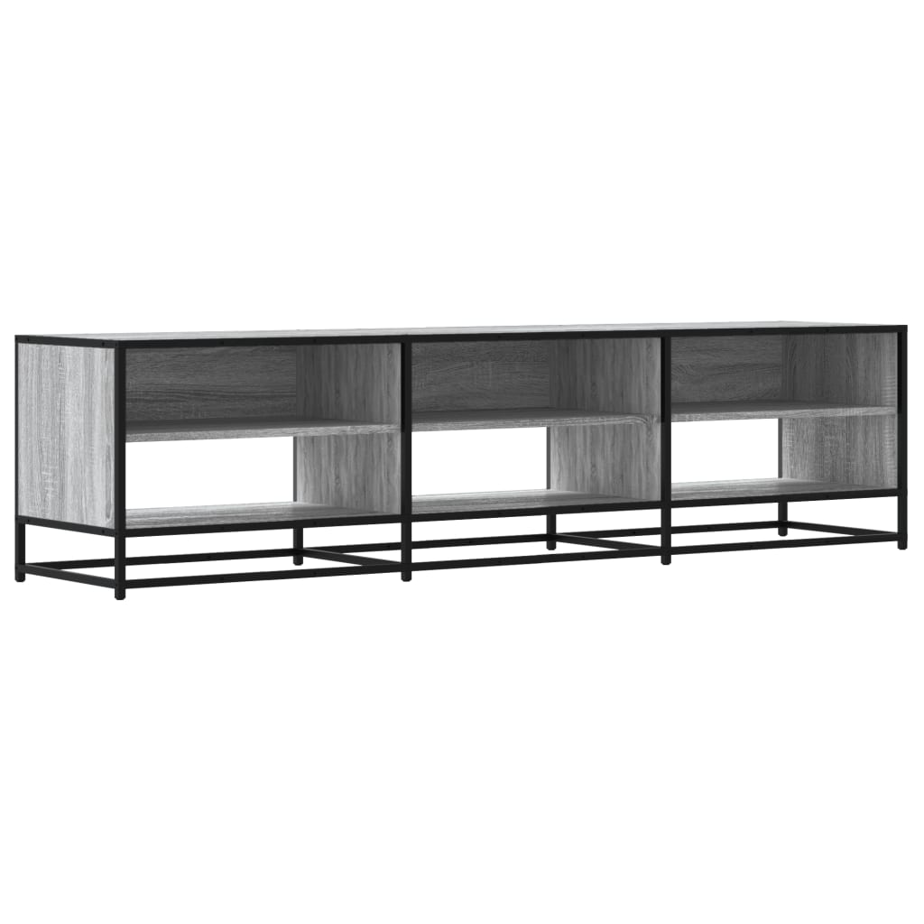 Έπιπλο Τηλεόρασης Γκρι Sonoma 180x40x46 εκ. Επεξεργ. Ξύλο