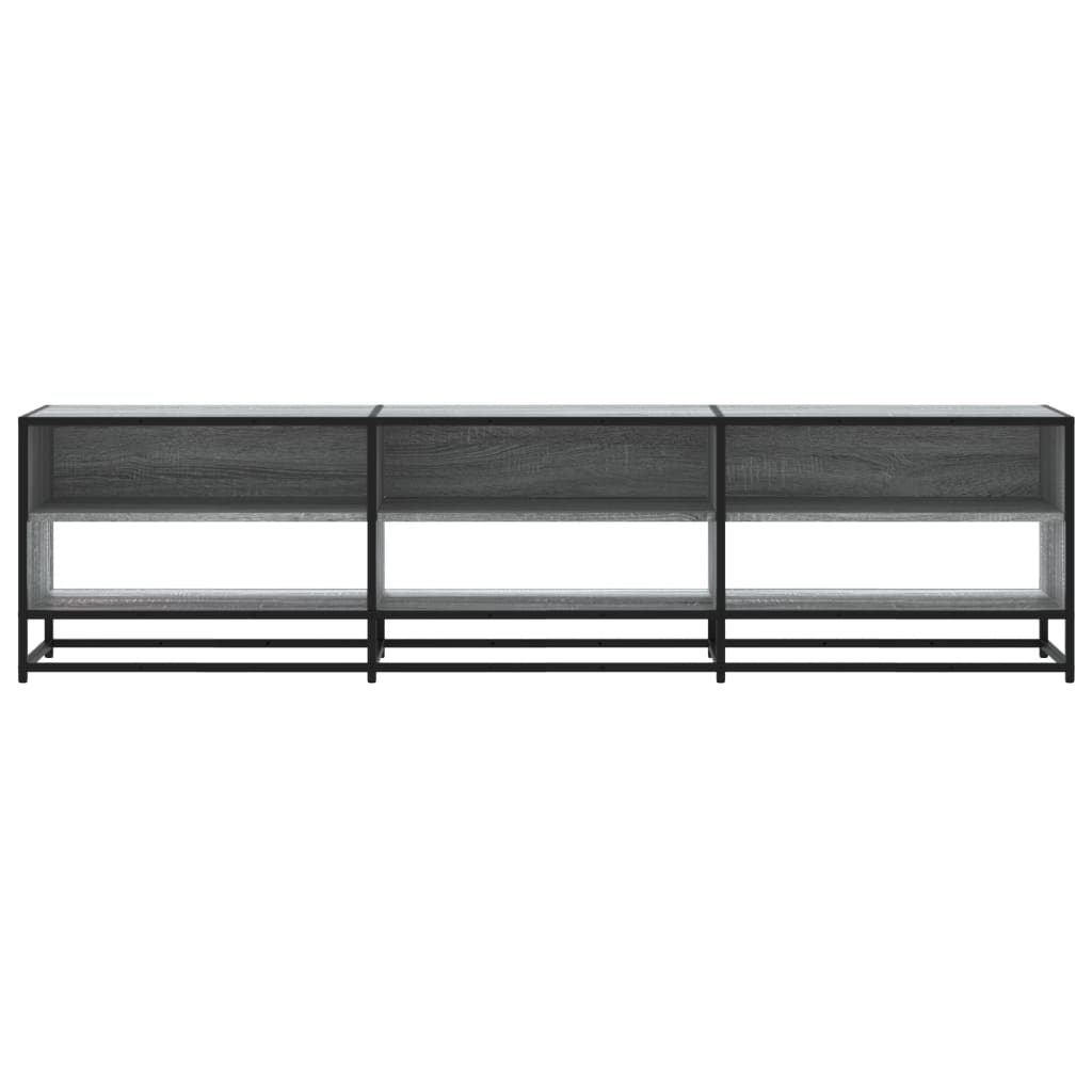Έπιπλο Τηλεόρασης Γκρι Sonoma 180x40x46 εκ. Επεξεργ. Ξύλο