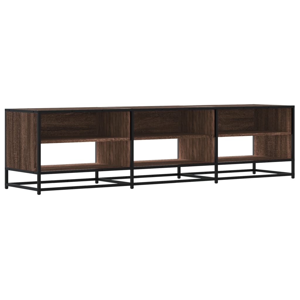 Έπιπλο Τηλεόρασης Καφέ Δρυς 180x40x46 εκ. Επεξεργασμένο Ξύλο