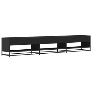 ντουλάπι τηλεόρασης  Μαύρο 270x40x46 cm Κατασκευασμένο ξύλο