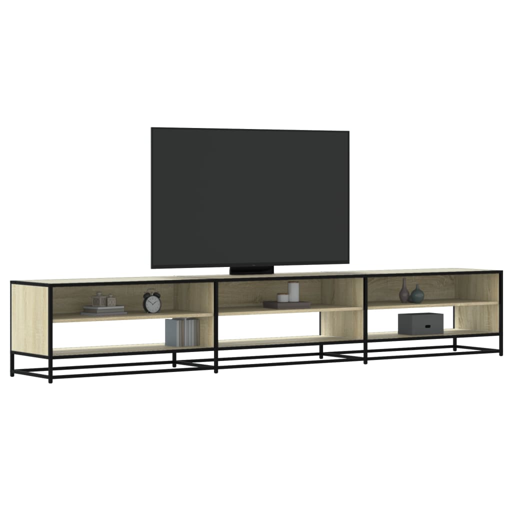 Ντουλάπι τηλεόρασης Sonoma Oak 270x40x46 cm Κατασκευασμένο ξύλο