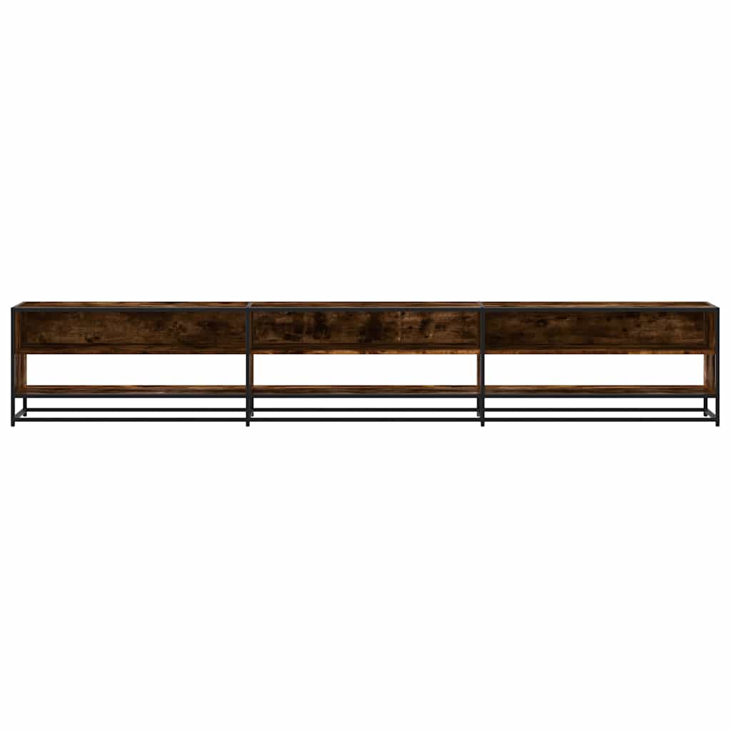 ντουλάπι τηλεόρασης  Καπνιστή δρυς Κατασκευασμένο ξύλο