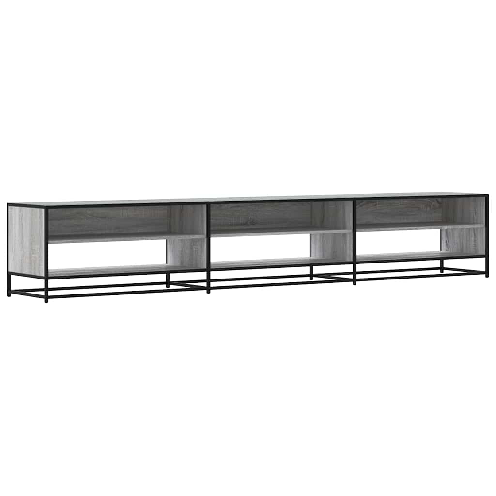 ντουλάπι τηλεόρασης  Γκρι Sonoma 270x40x46cm Κατασκευασμένο ξύλο