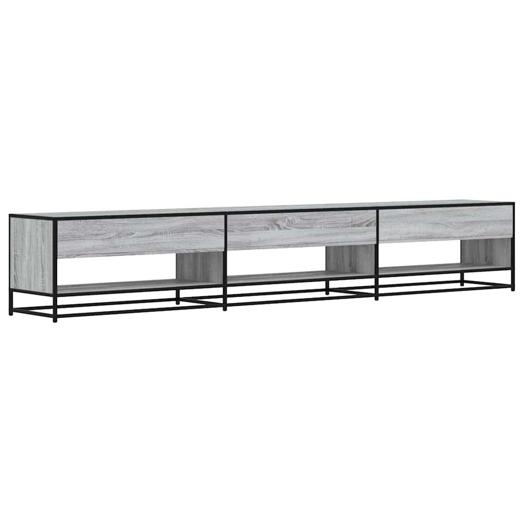 ντουλάπι τηλεόρασης  Γκρι Sonoma 270x40x46cm Κατασκευασμένο ξύλο