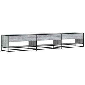 ντουλάπι τηλεόρασης  Γκρι Sonoma 270x40x46cm Κατασκευασμένο ξύλο