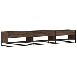 Ντουλάπι τηλεόρασης καφέ δρυς 270x40x46 cm Κατασκευασμένο ξύλο
