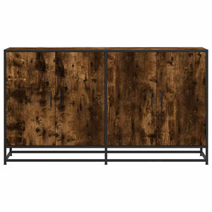 Sideboard Καπνιστή δρυς 134x35x76 cm Ξύλινη κατασκευή