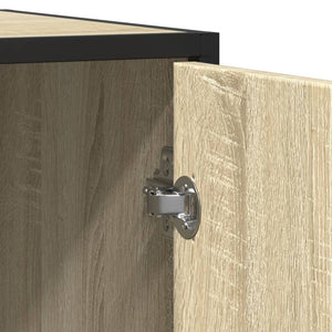 Sideboard Sonoma Oak 92x35x76 cm Κατασκευασμένο ξύλο