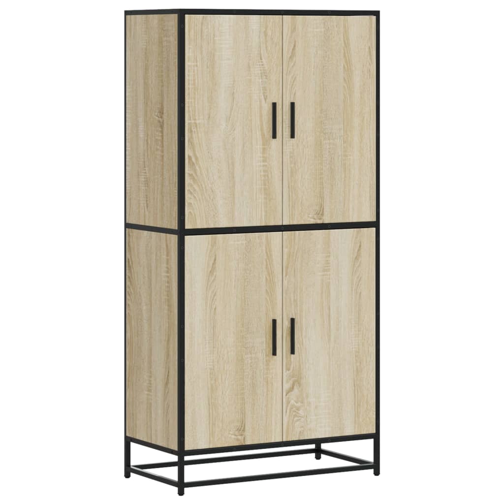 Highboard Sonoma Oak 68x35x139 cm Κατασκευασμένο ξύλο