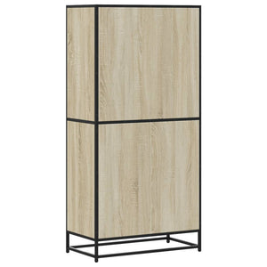 Highboard Sonoma Oak 68x35x139 cm Κατασκευασμένο ξύλο