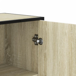 Highboard Sonoma Oak 68x35x139 cm Κατασκευασμένο ξύλο