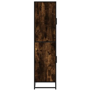 Highboard Καπνιστή δρυς 68x35x139 cm Κατασκευασμένο ξύλο - Pakobazaar