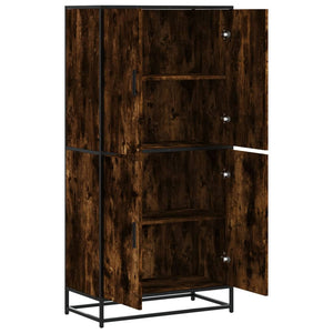 Highboard Καπνιστή δρυς 68x35x139 cm Κατασκευασμένο ξύλο - Pakobazaar