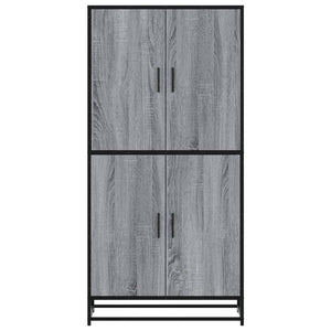 Highboard Γκρι Sonoma 68x35x139 cm Ξύλινο μηχανουργικό ξύλο